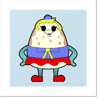 mrs puff Posters and Art